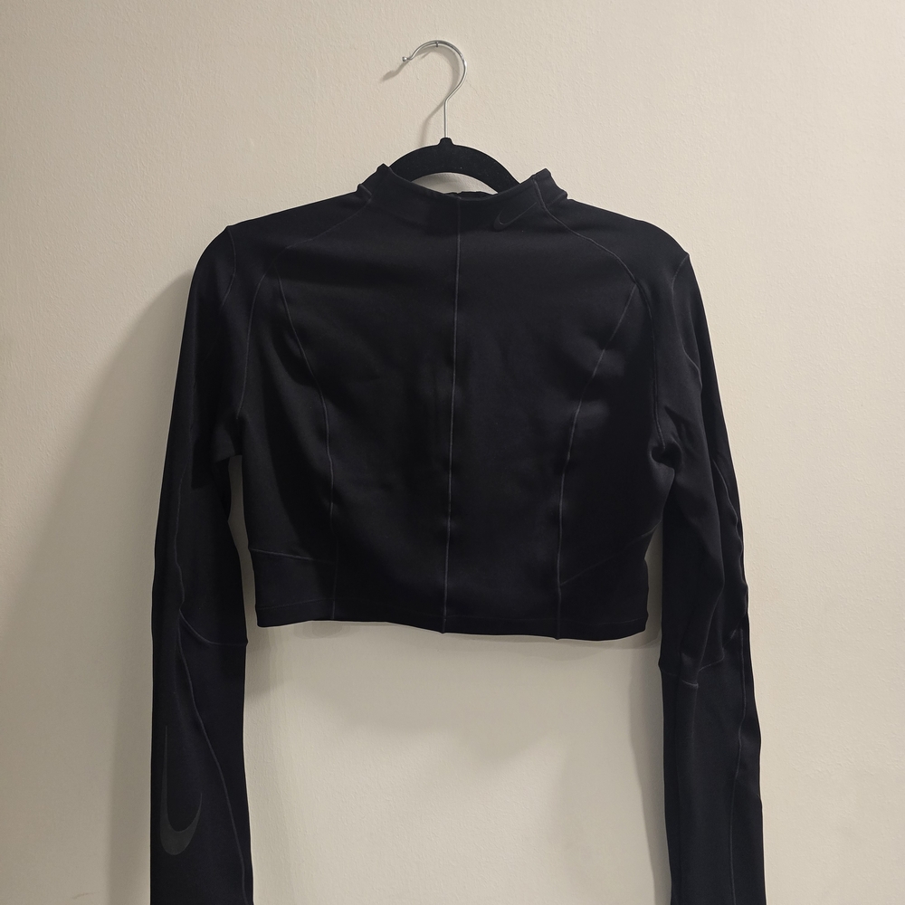 Offwhite Black Crop Reversable Sweatshirt
